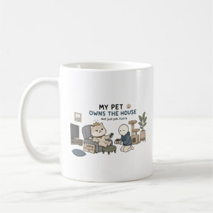 Mein Haustier besitzt das Haus Lustiges Haustierli Kaffeetasse