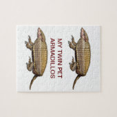 Mein Haustier-Gürteltier - niedlich u. Cuddly - Puzzle (Horizontal)