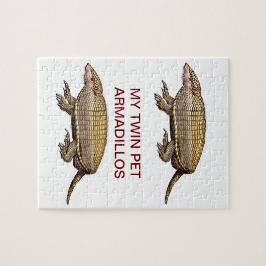 Mein Haustier-Gürteltier - niedlich u. Cuddly - Puzzle (Horizontal)