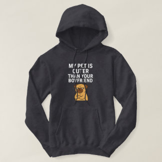 Mein Haustier ist Niedlich als dein Freund Hoodie