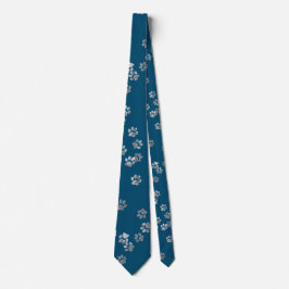 Mein Haustier Pawprints Neck Tie Krawatte
