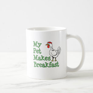 Mein Haustier stellt Frühstücks-Huhn-Tasse her Kaffeetasse