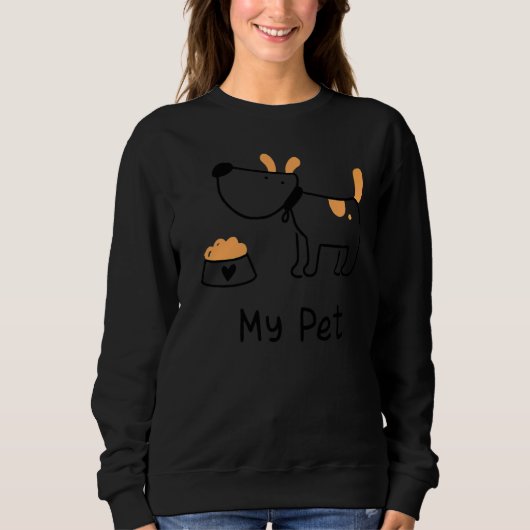 Mein Haustier Sweatshirt (Vorderseite)