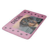 Mein Haustier und meine Paare Badematte (Schrägansicht)