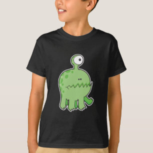 mein Haustier-Zyklop-Monster grün T-Shirt