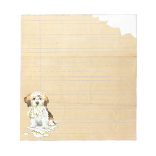 Mein Havanese aß meine Hausaufgaben Notizblock