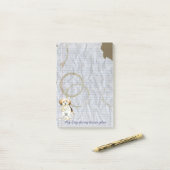 Mein Havanese aß meinen Unterrichtsplan Post-it Klebezettel (Auf Schreibtisch)