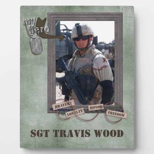 Mein Held Fotoplatte (Vorderseite)