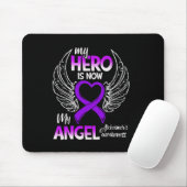 Mein Held ist jetzt mein Engel Alzheimer-Bewusstse Mousepad (Mit Mouse)