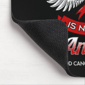 Mein Held ist jetzt mein Engel-Blutkrebs-Liquid-Tu Mousepad (Ecke)