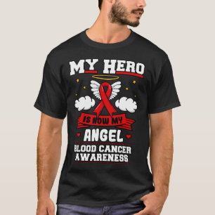 Mein Held ist jetzt mein Engel Blutkrebs Red Cloud T-Shirt