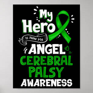 Mein Held ist jetzt mein Engel Cerebral Palsy Bewu Poster
