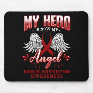 Mein Held ist jetzt mein Engel Gehirn Aneurysma in Mousepad