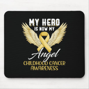 Mein Held ist jetzt mein Engel-Kindheitskrebs-Bewu Mousepad