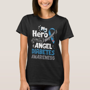 Mein Held ist jetzt mein Engel T1d Diabetes Awaren T-Shirt