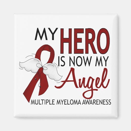 Mein Held ist mein Engel-Multiples Myelom Magnet (Vorne)