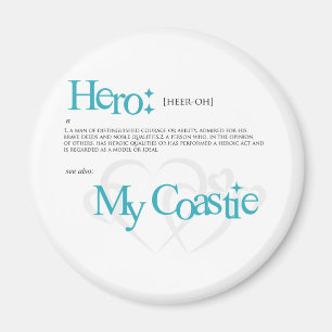 Mein Held, mein Coastie Magnet