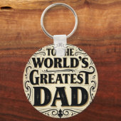 Mein Held, mein Vater - Vatertag Geschenkdesign Schlüsselanhänger (Rückseite)