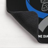 Mein Held nennt mich Mama T1D Typ 1 Diabetes-Bewus Mousepad (Ecke)