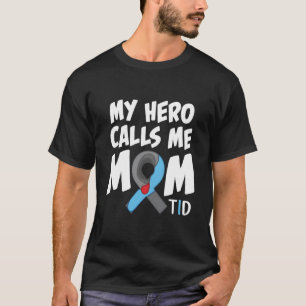 Mein Held nennt mich Mom T1D Diabetiker Typ-1-Diab T-Shirt