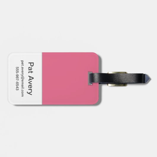 Mein Held seit Ewigkeit Gepäckanhänger (Rückseite horizontal)