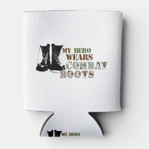 Mein Held trägt Kampfstiefel Dosenkühler