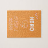 Mein Held trug ein Querpuzzlespiel-christliche Puzzle (Horizontal)