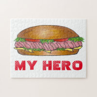 Mein Hero Ham Cheese Hoagie U-Boot Sandwich