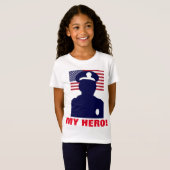 MEIN HERO POLIZIST T-Shirt (Vorne ganz)