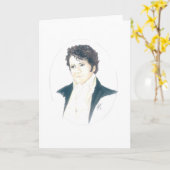 Mein Herr Darcy Karte (Gelbe Blume)
