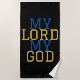 Mein Herr, mein Gott, biblisch Strandtuch