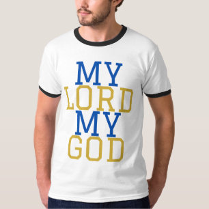 Mein Herr Mein Gott Biblischer Herren Ringelshirt T-Shirt