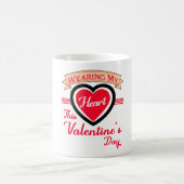 Mein Herz an diesem Valentinstag - Niedliche Gesch Kaffeetasse (Mittel)