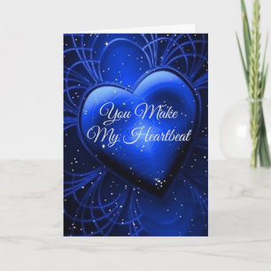 MEIN HERZ **BEATS FÜR DICH!" Liebe Karte