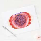 Mein Herz bekommt Zuhause für Peace.pnng Ovaler Aufkleber (Umschlag)