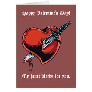 Mein Herz blutt für Sie glücklich Valentinstag