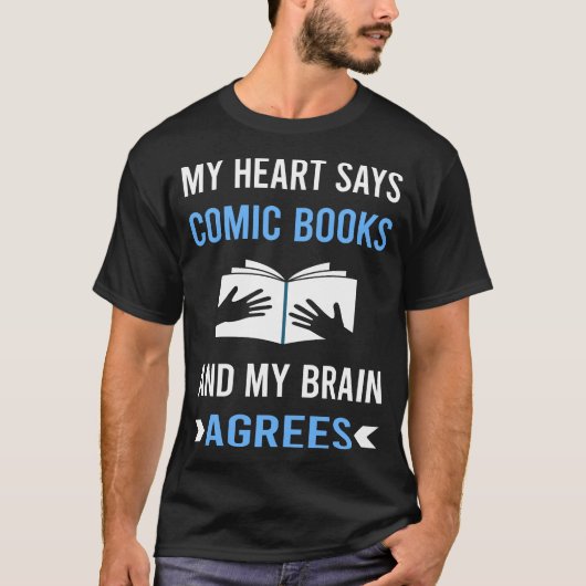Mein Herz-Comic bucht Comicen T-Shirt (Vorderseite)