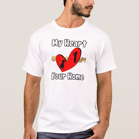 Mein Herz, dein Zuhause T-Shirt (Vorderseite)