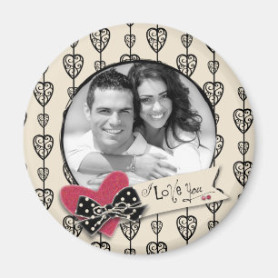 Mein Herz-Foto-Magnet Magnet