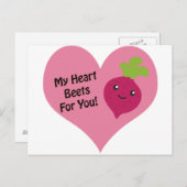 Mein Herz für dich Postkarte (Vorne/Hinten)