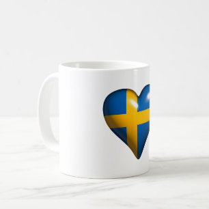 Mein Herz für Schweden Kaffeetasse