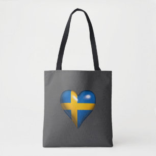 Mein Herz für Schweden Tasche