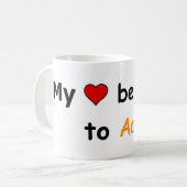 Mein Herz gehört Aadi Kaffeetasse (Vorderseite Links)
