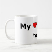Mein Herz gehört Aadi Kaffeetasse (Links)
