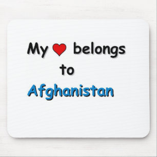Mein Herz gehört Afghanistan Mousepad