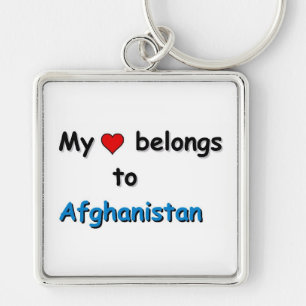 Mein Herz gehört Afghanistan Schlüsselanhänger