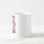 Mein Herz gehört Baseball Kaffeetasse (Mittel)