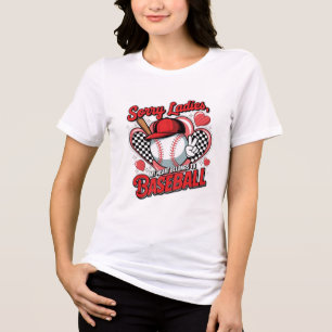 Mein Herz gehört Baseball Tri-Blend Shirt