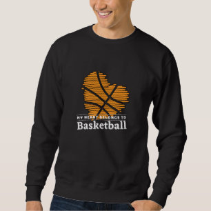 Mein Herz gehört BASKETBALL Sweatshirt