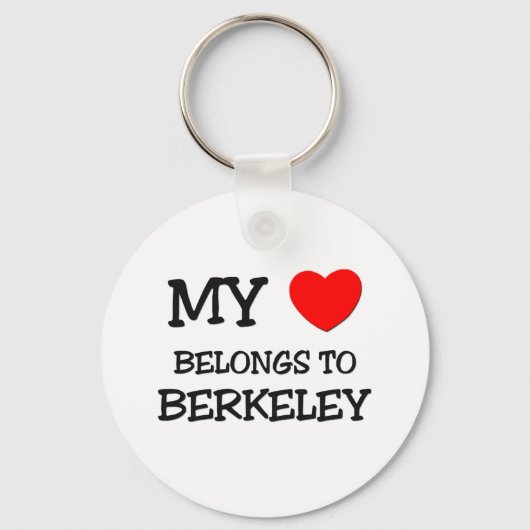 Mein Herz gehört BERKELEY Schlüsselanhänger (Vorderseite)